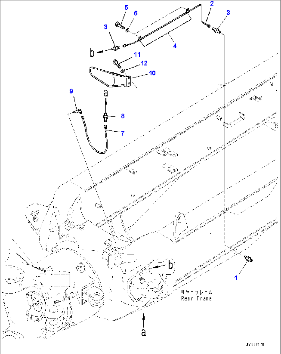 Rear Lubrication Piping, (#5001-5002)