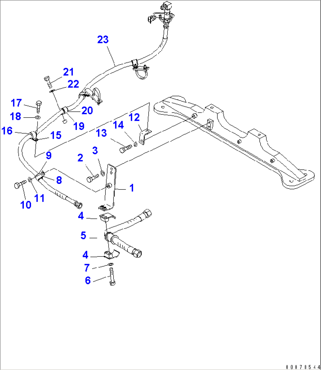 ENGINE PRE-LUBE SYSTEM (PIPING) (1/2)