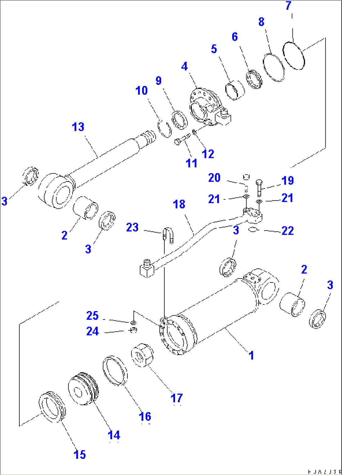 RIPPER CYLINDER(#3001-)