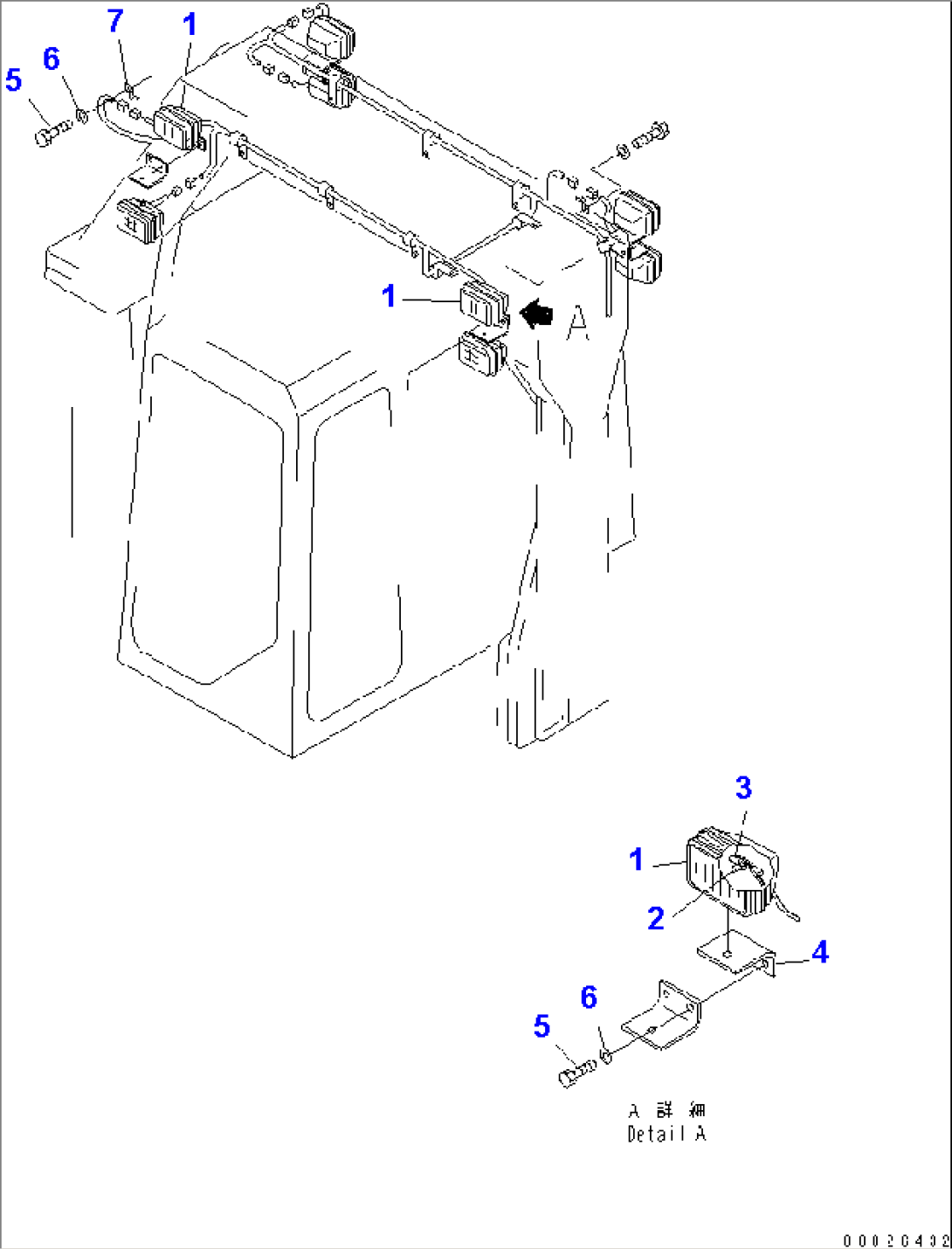 WORKING LAMP (FRONT) (ADDITIONAL)