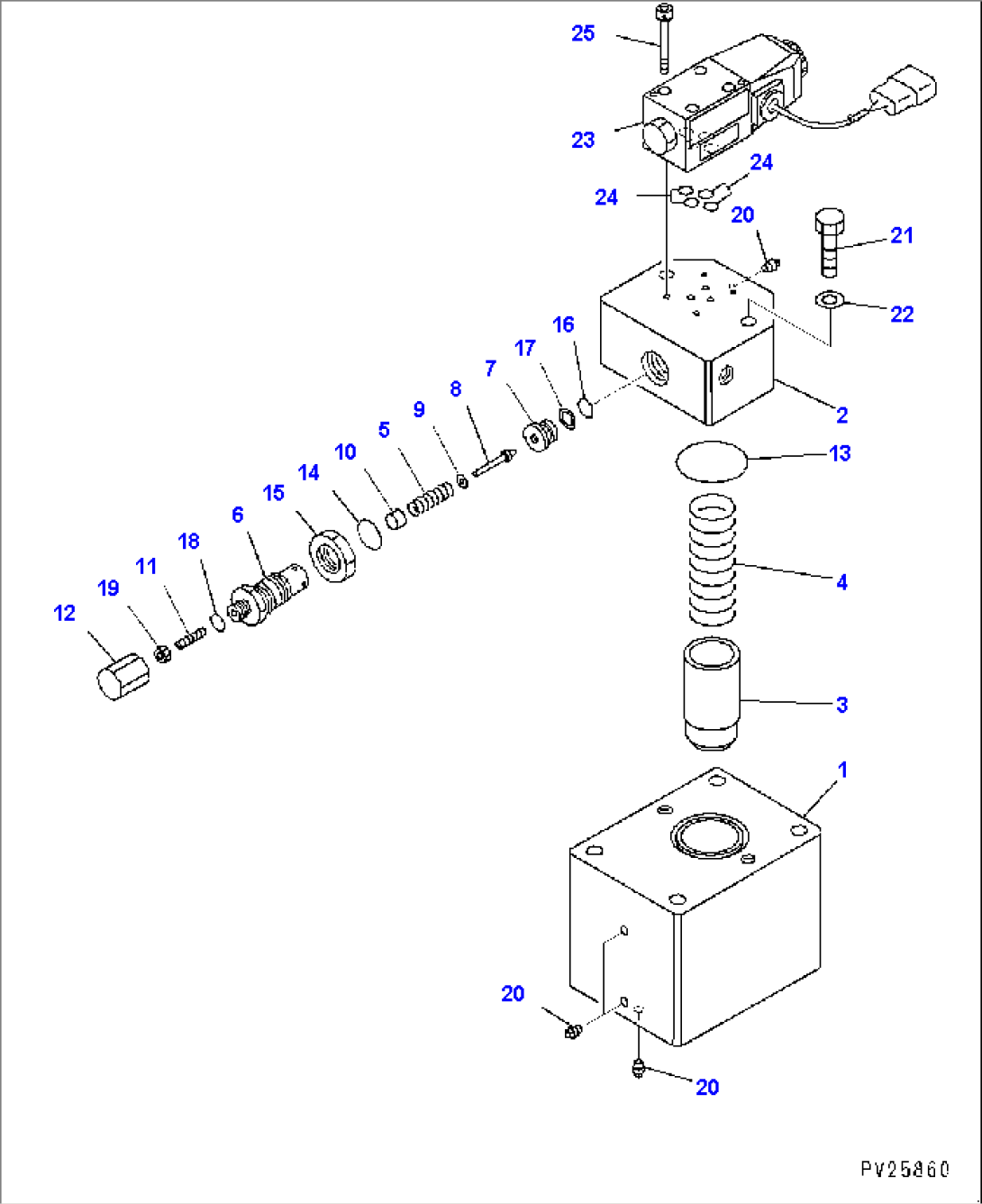 Hydraulic Tank Group, Brake Cooling Piping (3/3) (#80138-)