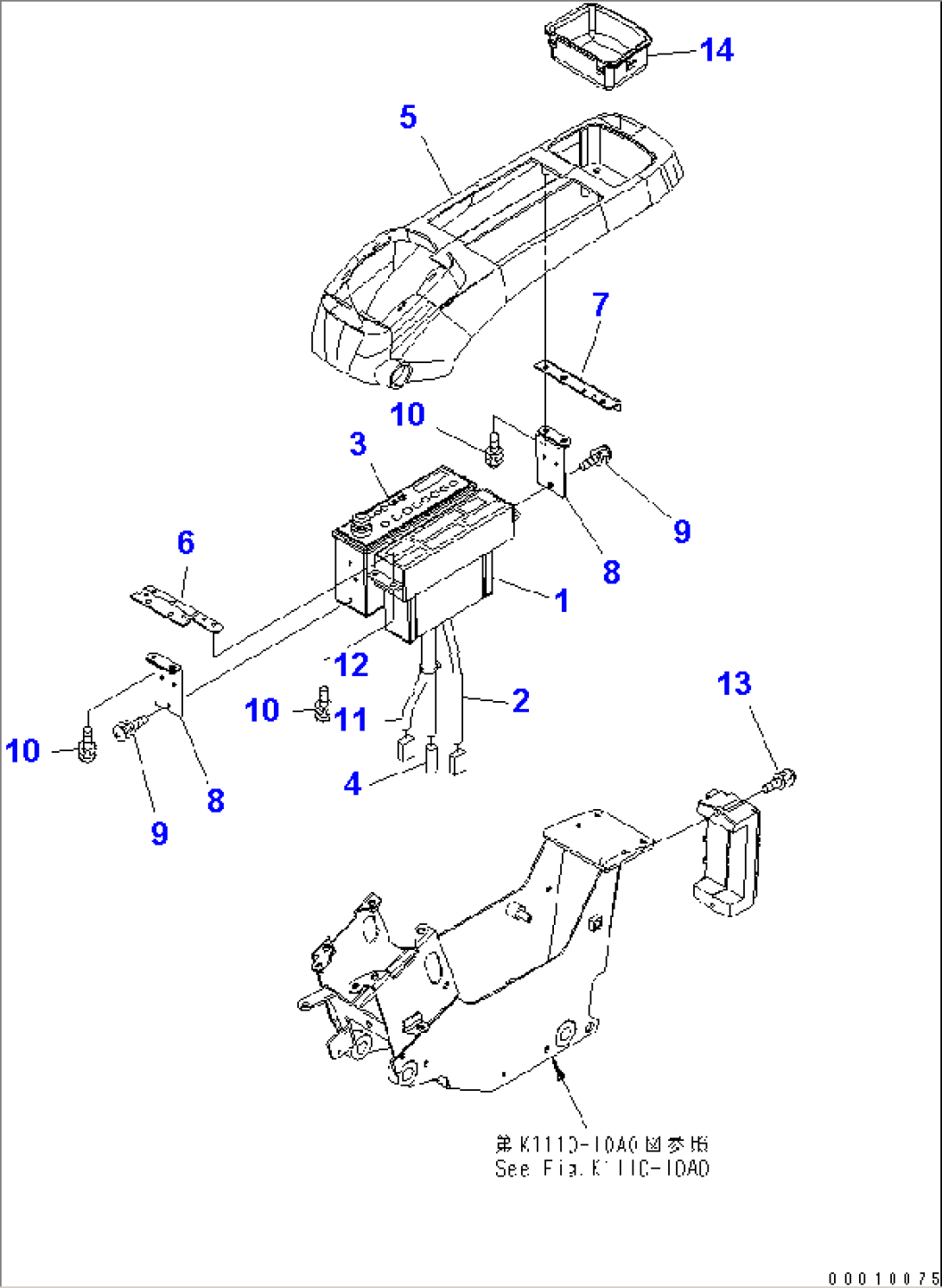 FLOOR FRAME (PANEL) (FOR MANUAL AIR CONDITIONER)