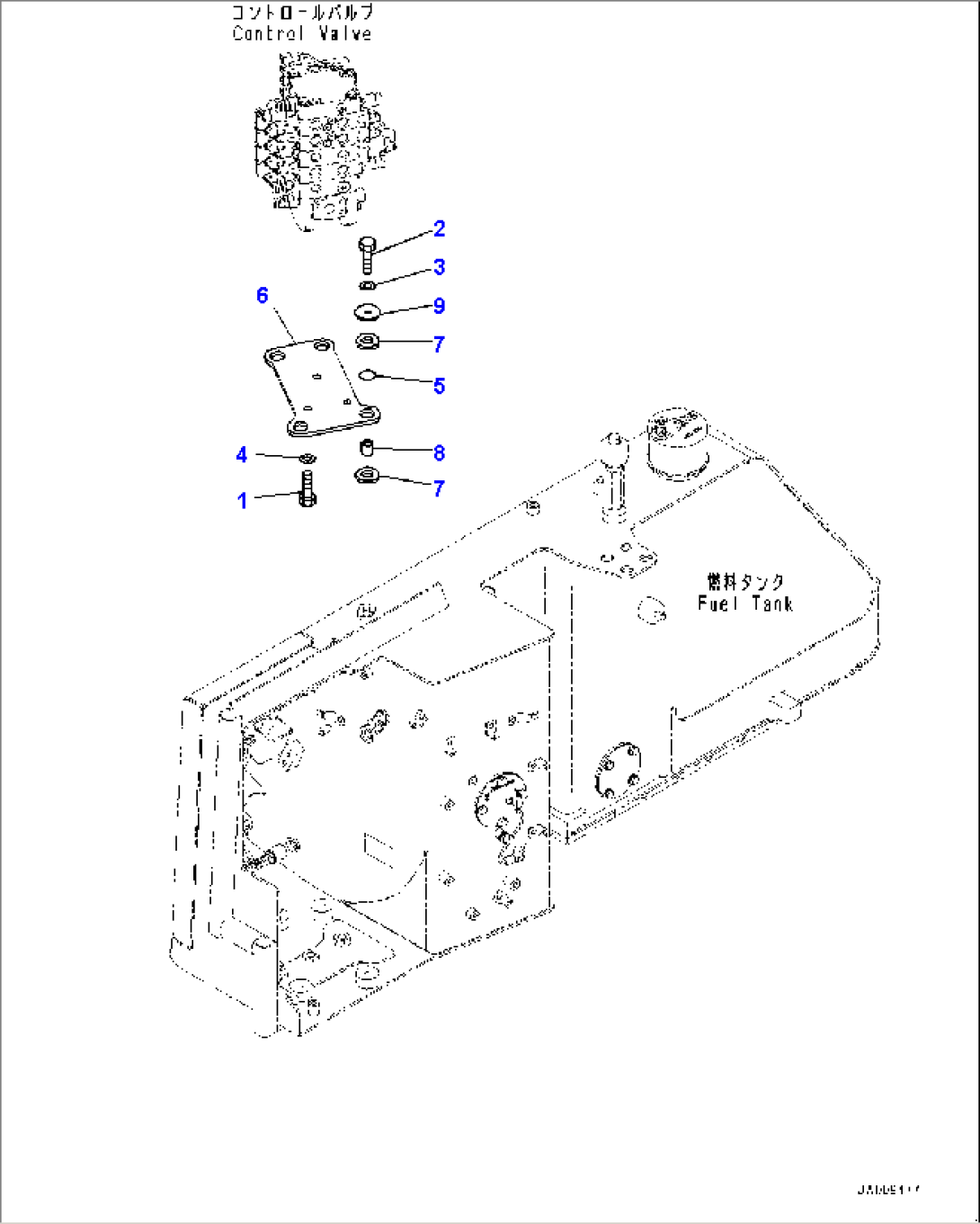 Control Valve, Mounting (#30001-)