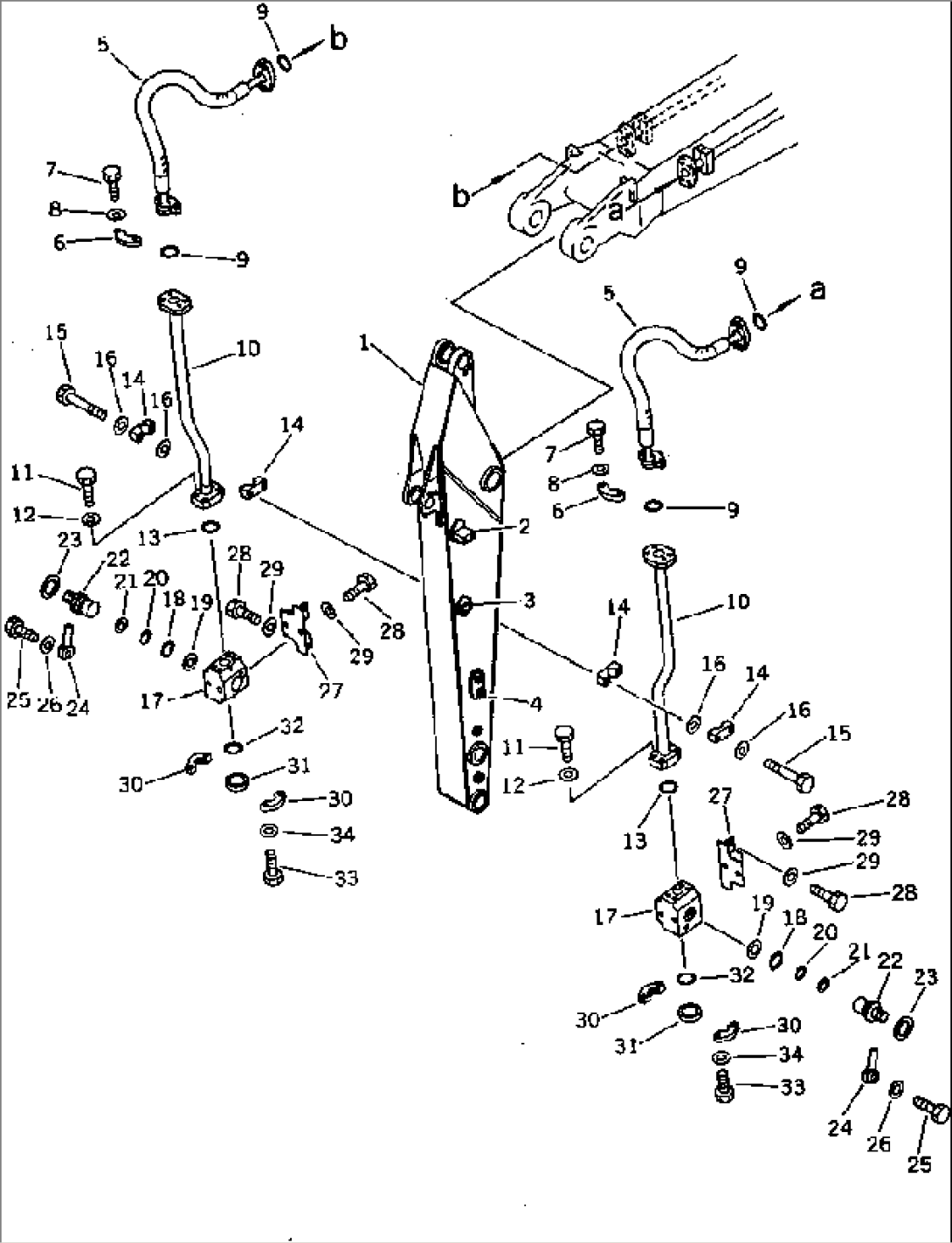 ADDITIONAL PIPING (ATTACHMENT SIDE) (2/2) (FOR STANDARD ARM)