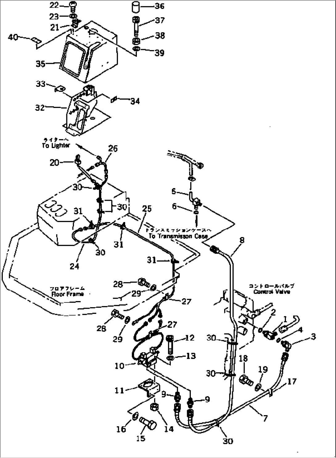 MULTI COUPLER PIPING (1/2)(#20001-)