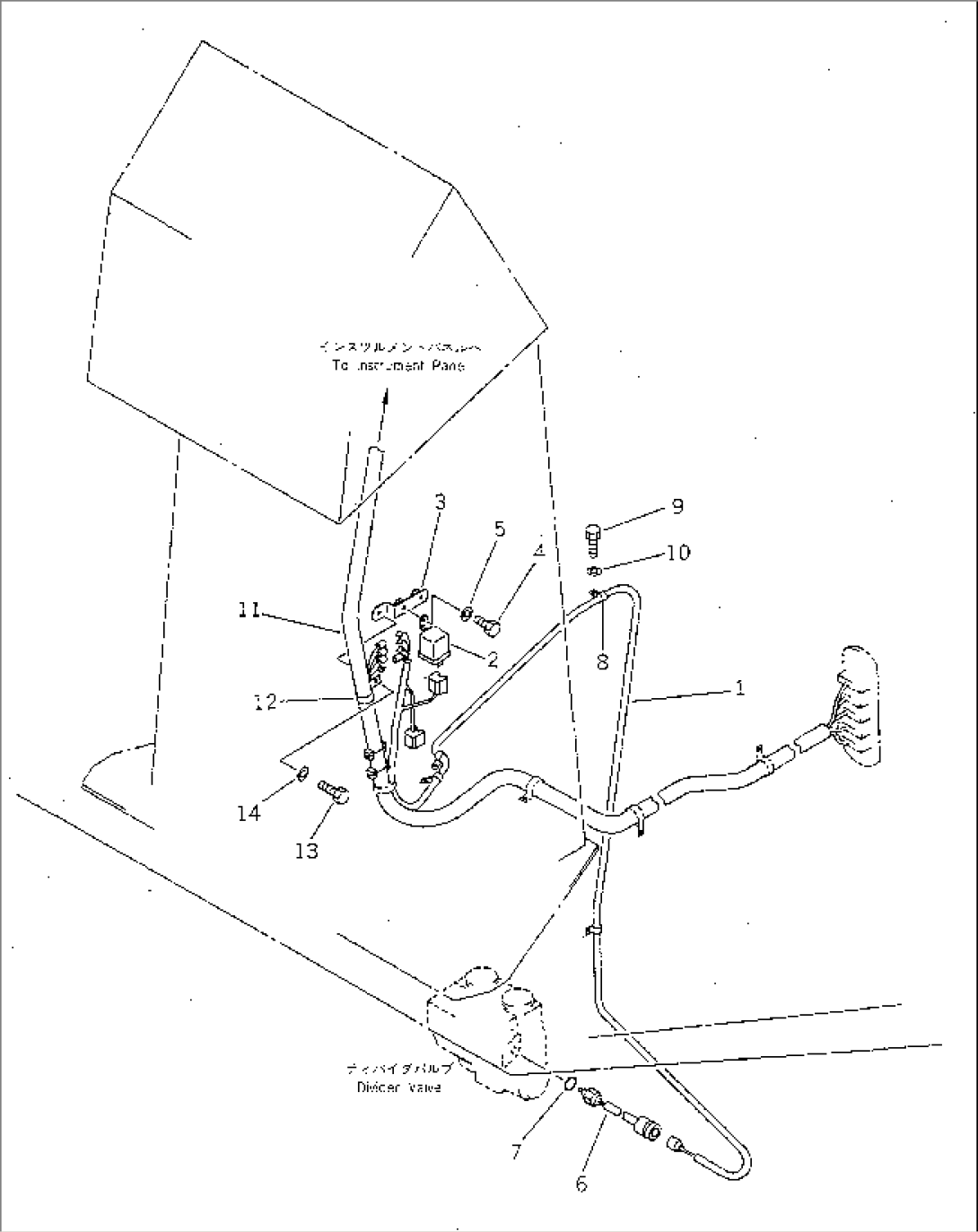 EMERGENCY STEERING PIPING (3/3)(#20001-)