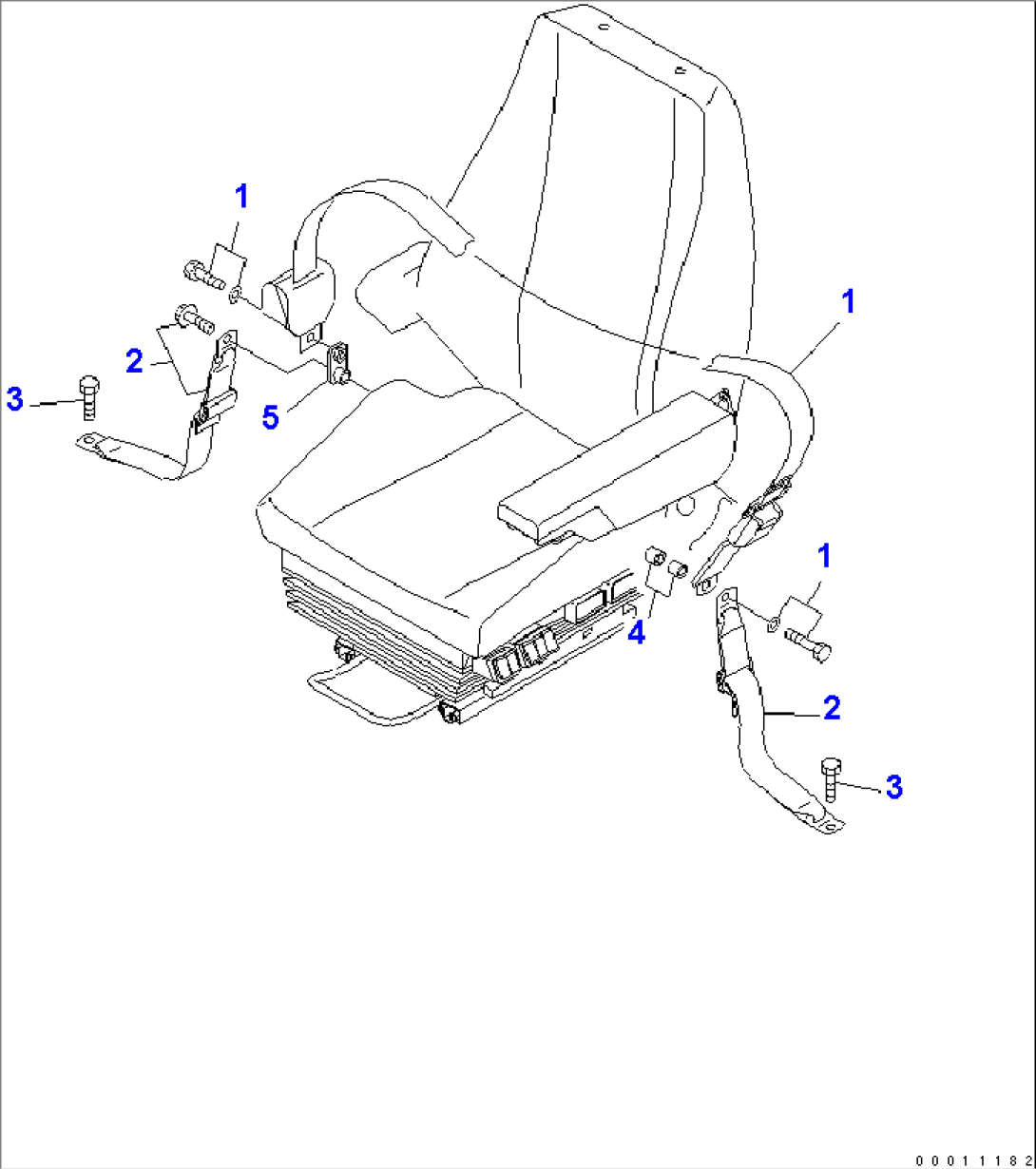 SEAT BELT (50 MM) (AIR SUSPENTION) (ISRING HAUSEN)