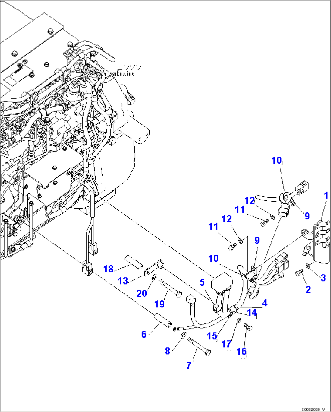 WIRING (ENGINE MAIN HARNESS)