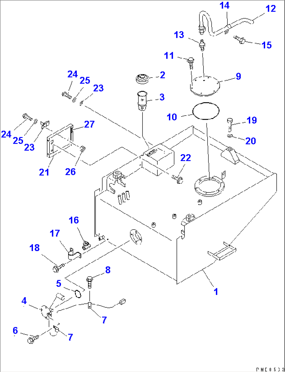 FUEL TANK(#50001-50115)