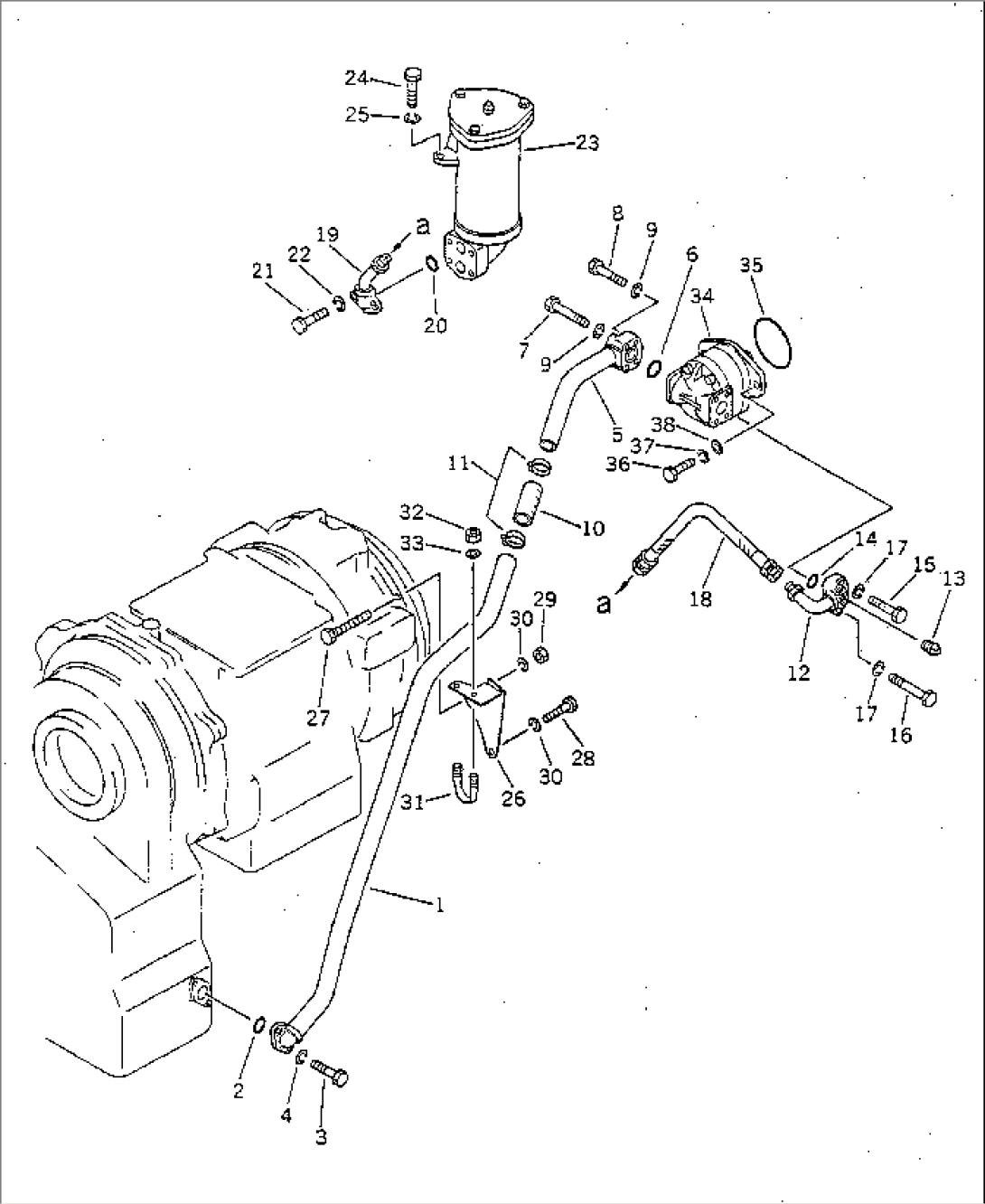 POWER LINE OIL PIPING (TRANSMISSION) (1/2)