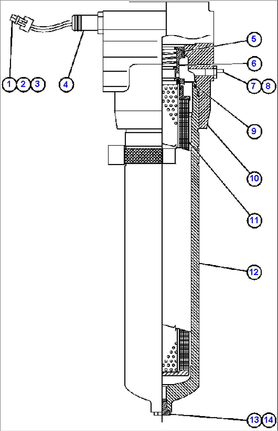 HYDRAULIC FILTER ASSEMBLY (STEERING) (EH1242)