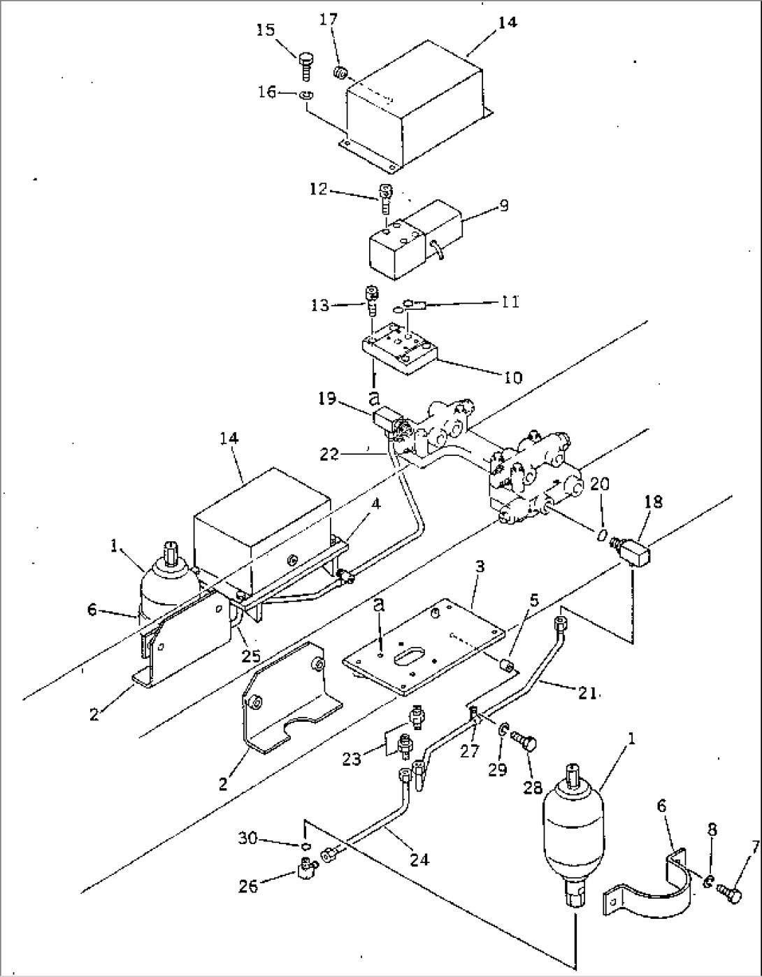 BLADE ACCUMULATOR PIPING