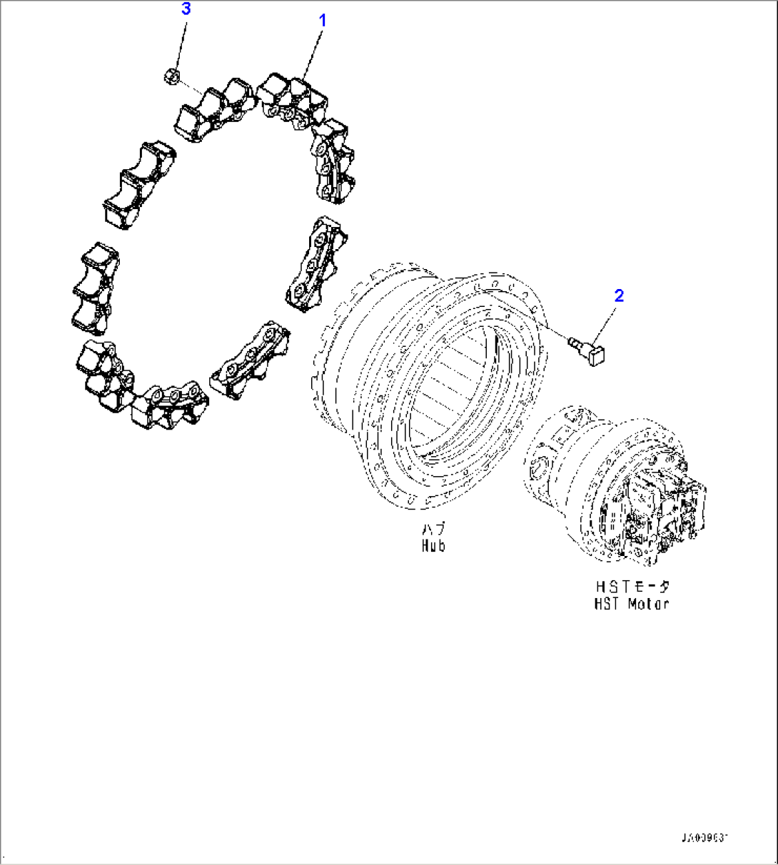 Final Drive, Tooth, R.H. (#30001-)
