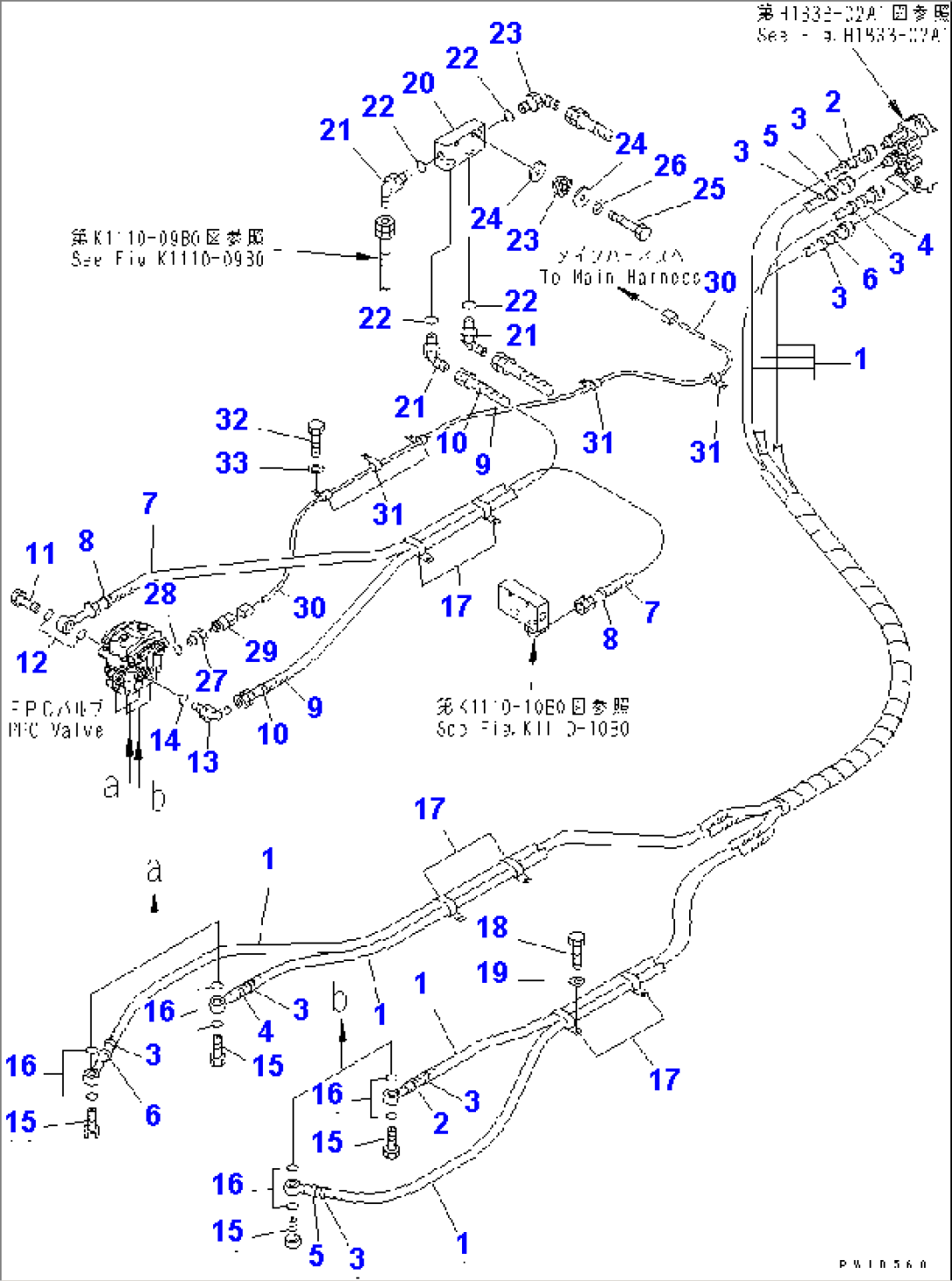 FLOOR FRAME (PPC TRAVEL LINE)(#11064-)