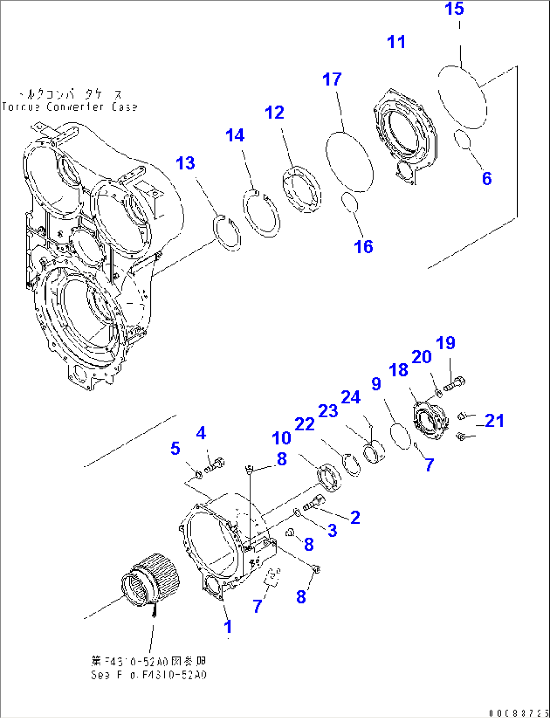 TORQUE CONVERTER MODULATE CLUTCH (1/5) (CASE)