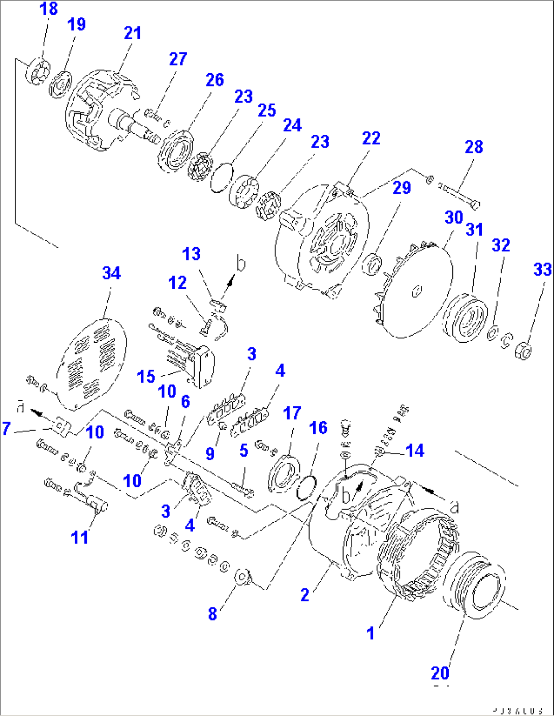 ALTERNATOR (50A)(#10440-)