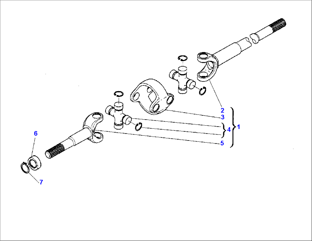 FRONT AXLE (4WD) (5/6)