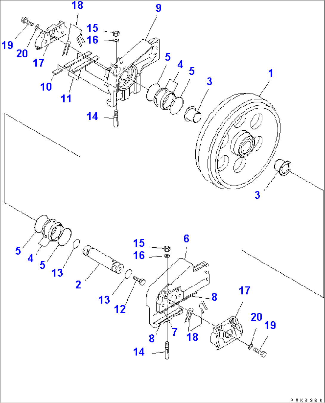 FRONT IDLER