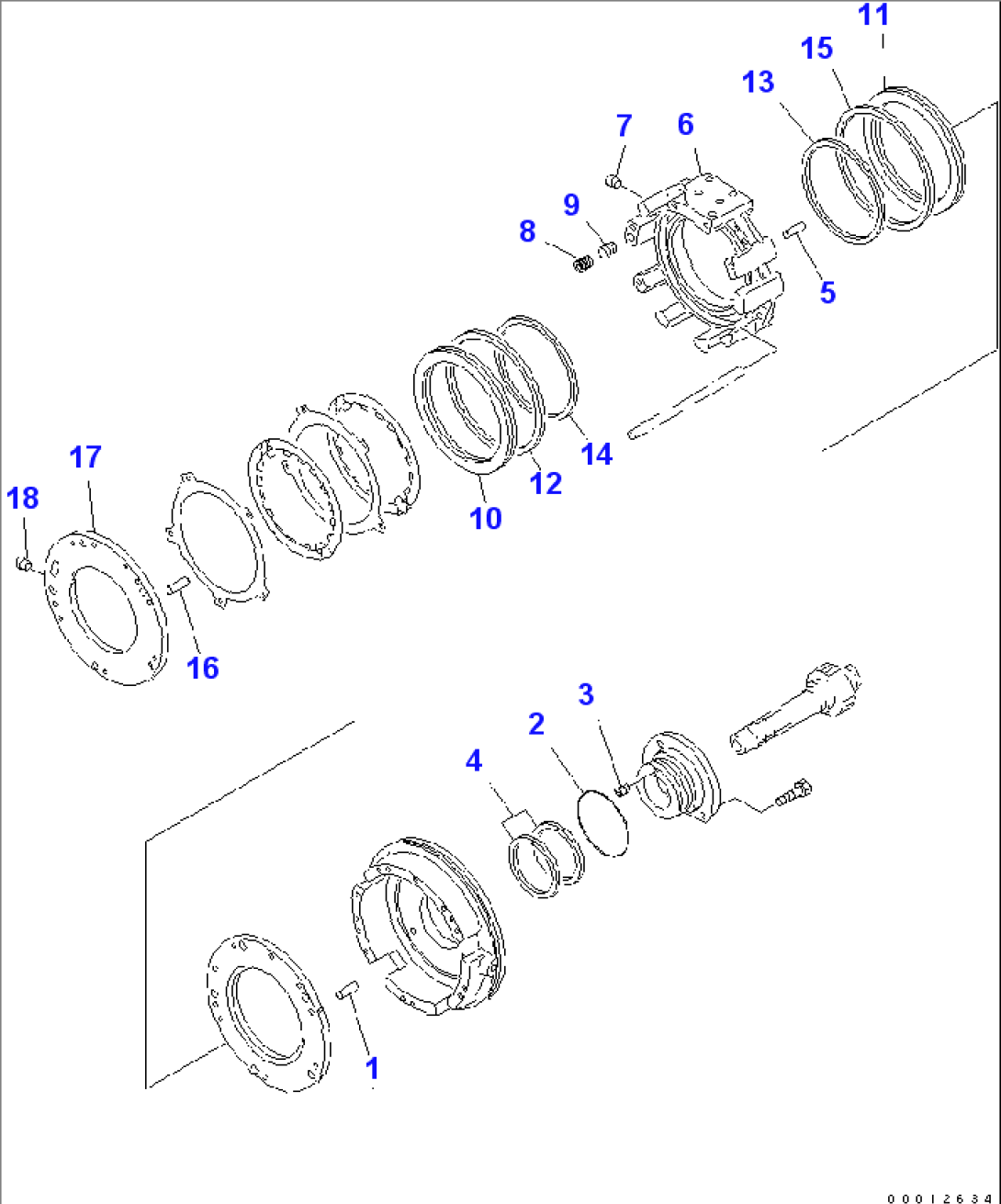 TRANSMISSION (FOR F3-R3 TRANSMISSION) (FORWARD AND 3RD HOUSING) (FOR MONO LEVER STEERING)(#90001-)