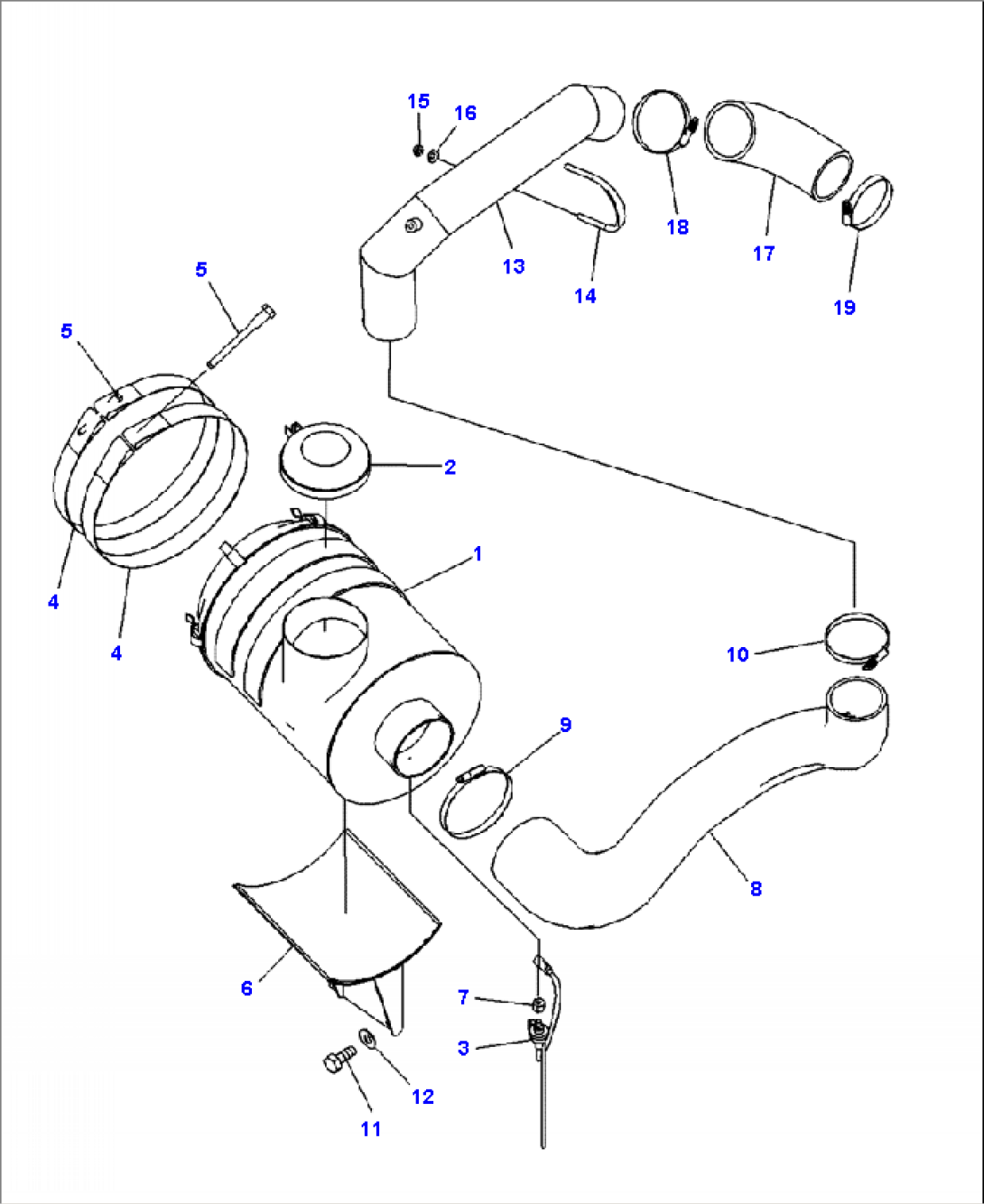 B0200-01H0 AIR CLEANER CONNECTION