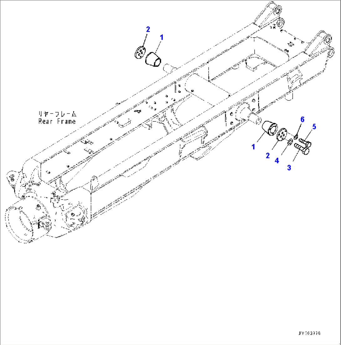 Rear Suspension, Equalizer Bar Mounting (#5001-5008)