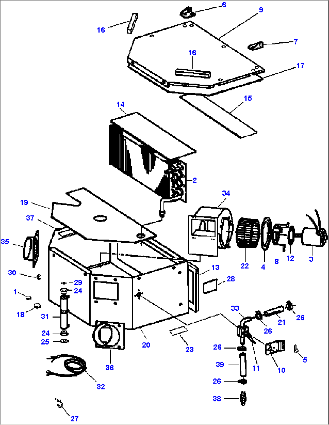 FIG. K0710-05A0 HEATER/PRESSURIZER ASSEMBLY