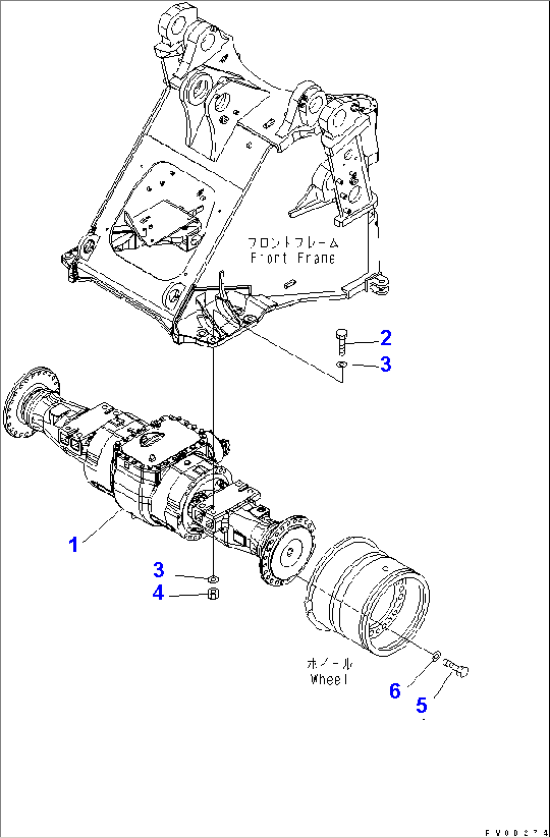 FRONT AXLE MOUNTING