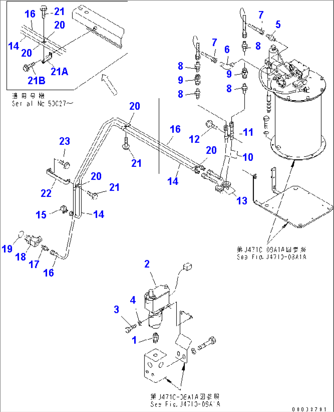 AUTO GREASE (PRESSURE SWITCH AND RELATED PARTS) (WITH AUTO GREASE)(#50018-)