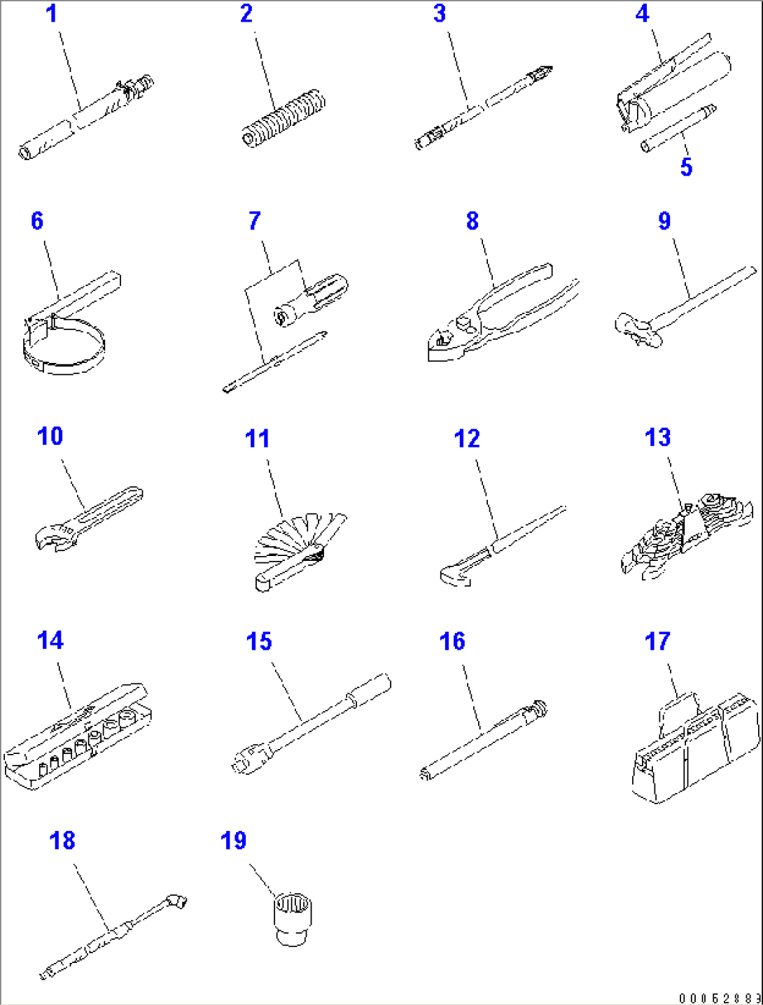 GENERAL TOOL UNIT(#7001-)