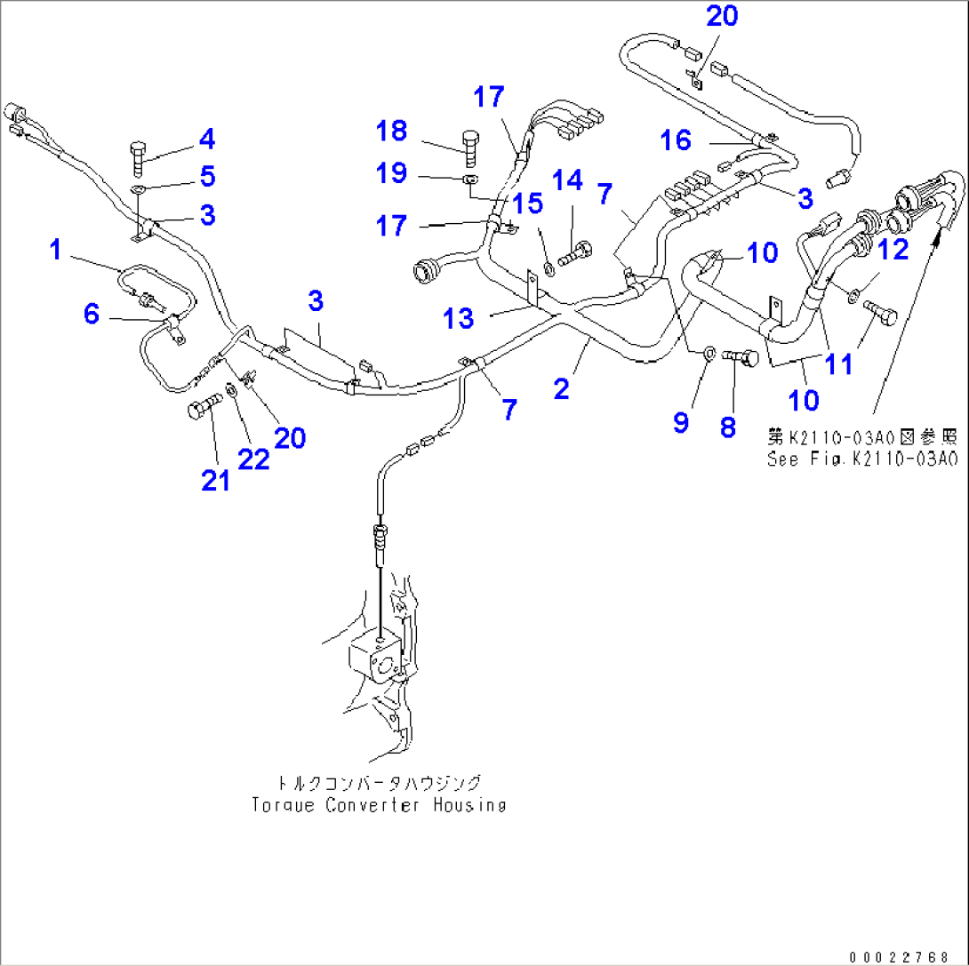 POWER LINE WIRING (WITH SHOE SLIP CONTROL) (FOR HEAVY DUTY HARNESS)