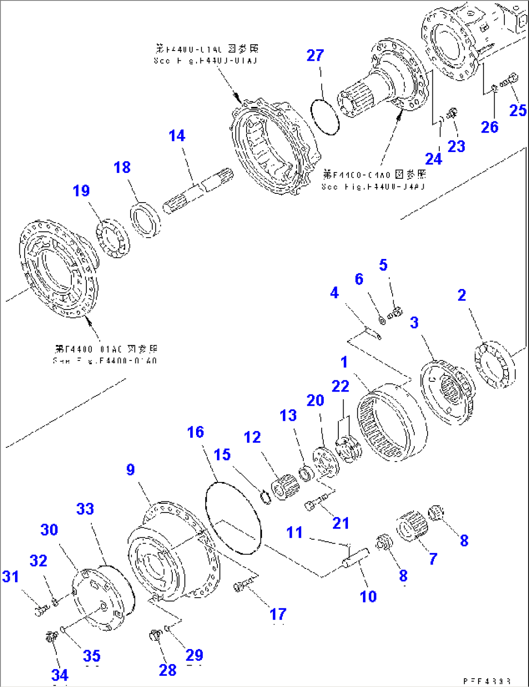 FRONT AXLE (FRONT FINAL DRIVE)