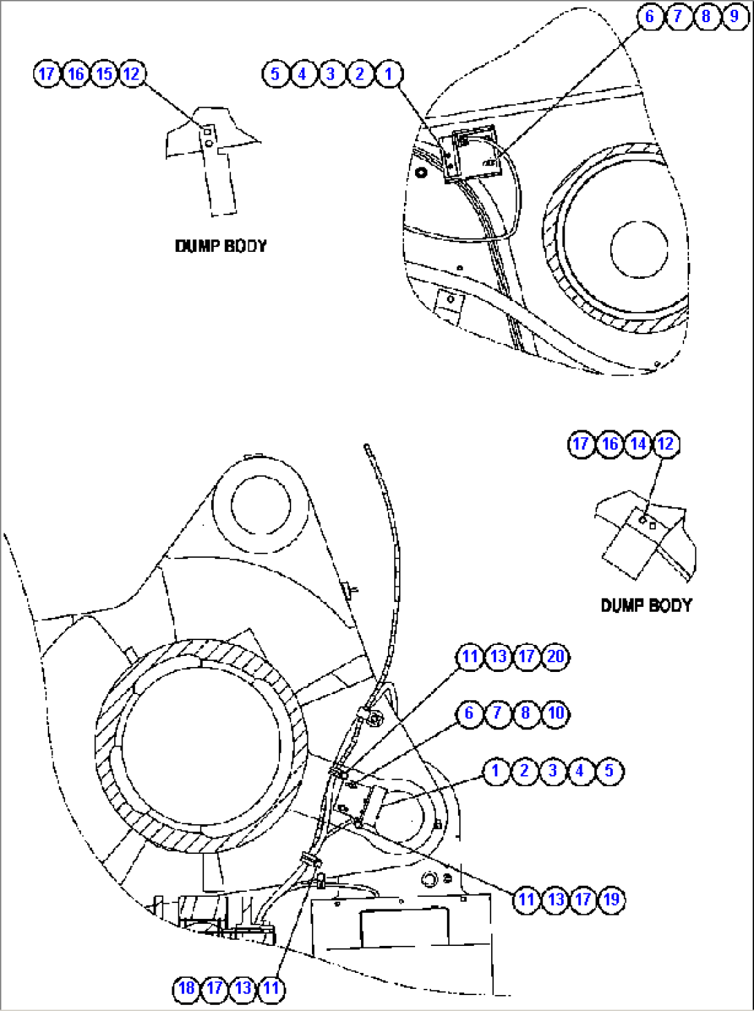 BODY UP & HOIST LIMIT SWITCH INSTALLATION