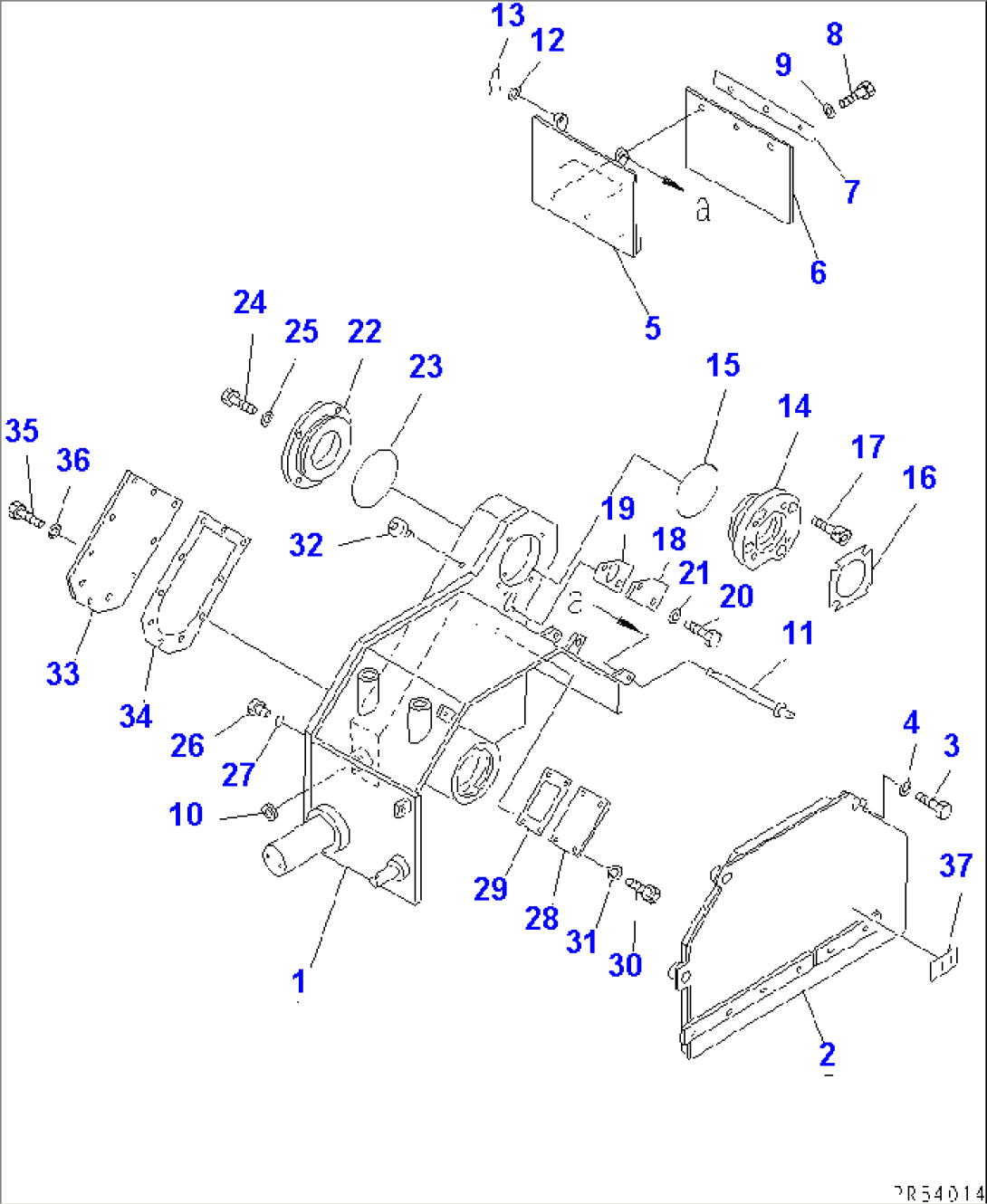 ROTOR COVER (1/2)(#1026-)