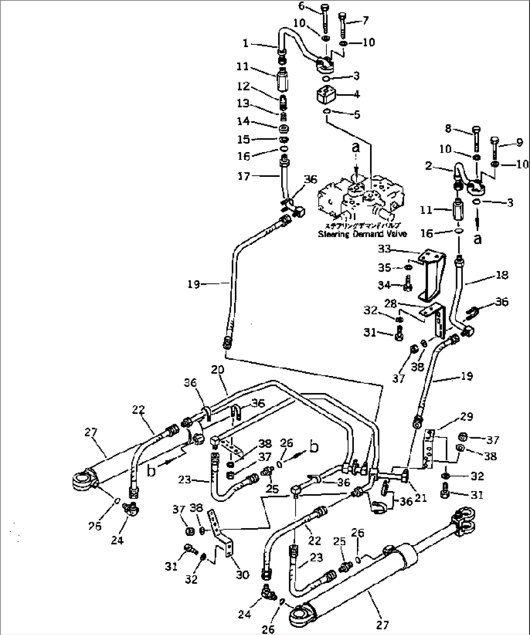 STEERING OIL PIPING(#10001-19999)