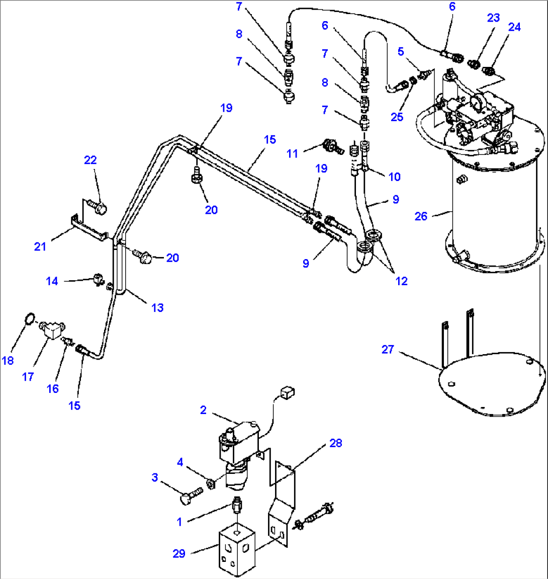 J4710-12A1 AUTO GREASE PRESSURE SWITCH AND RELATED PARTS