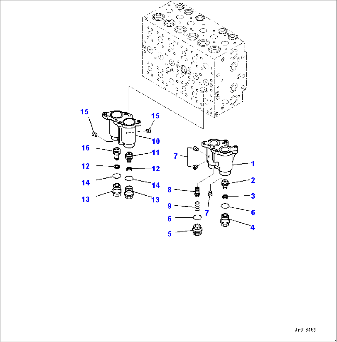 Control Valve, Inner Parts (3/22) (#451080-)