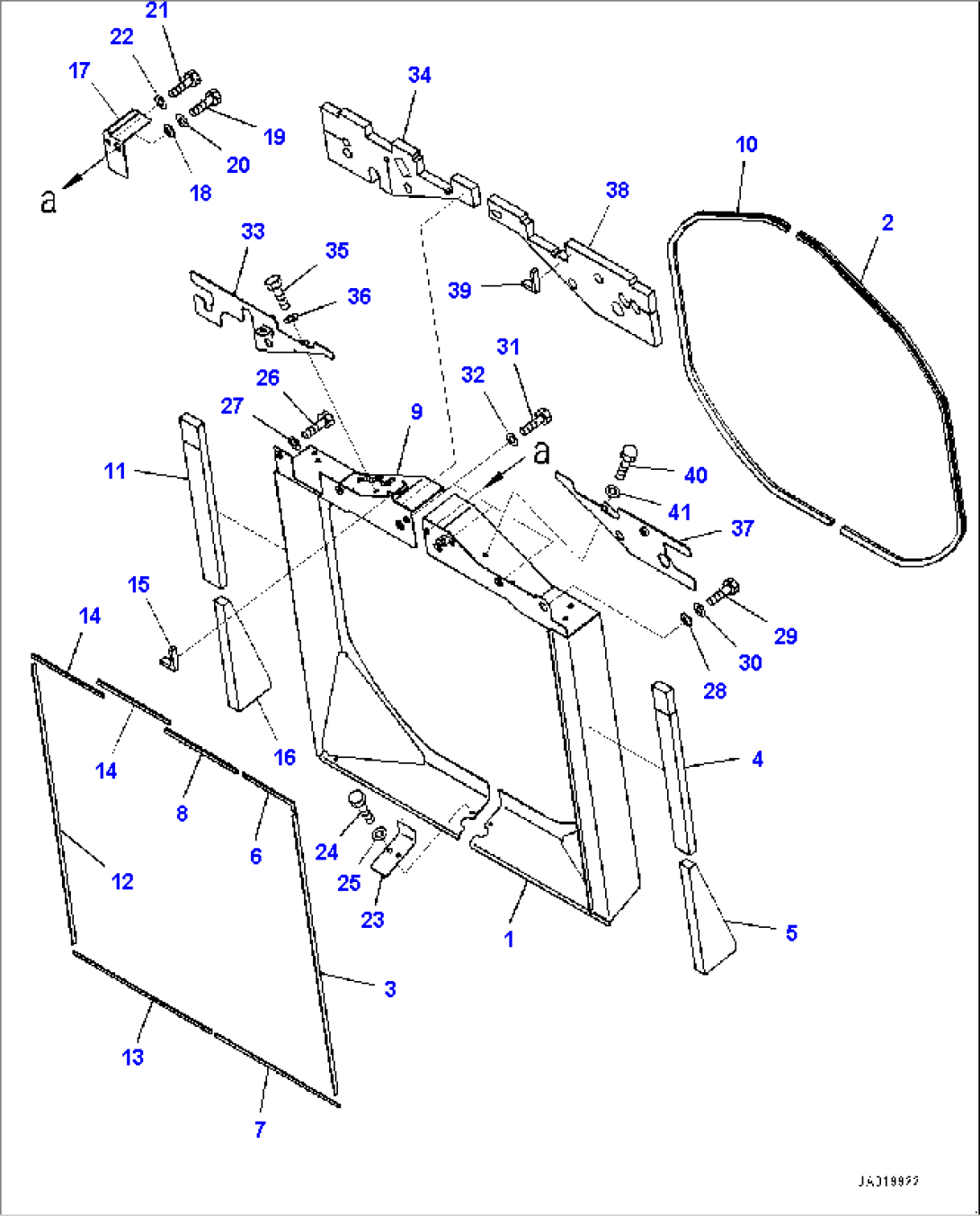 Cooling System, Shroud (#40001-)