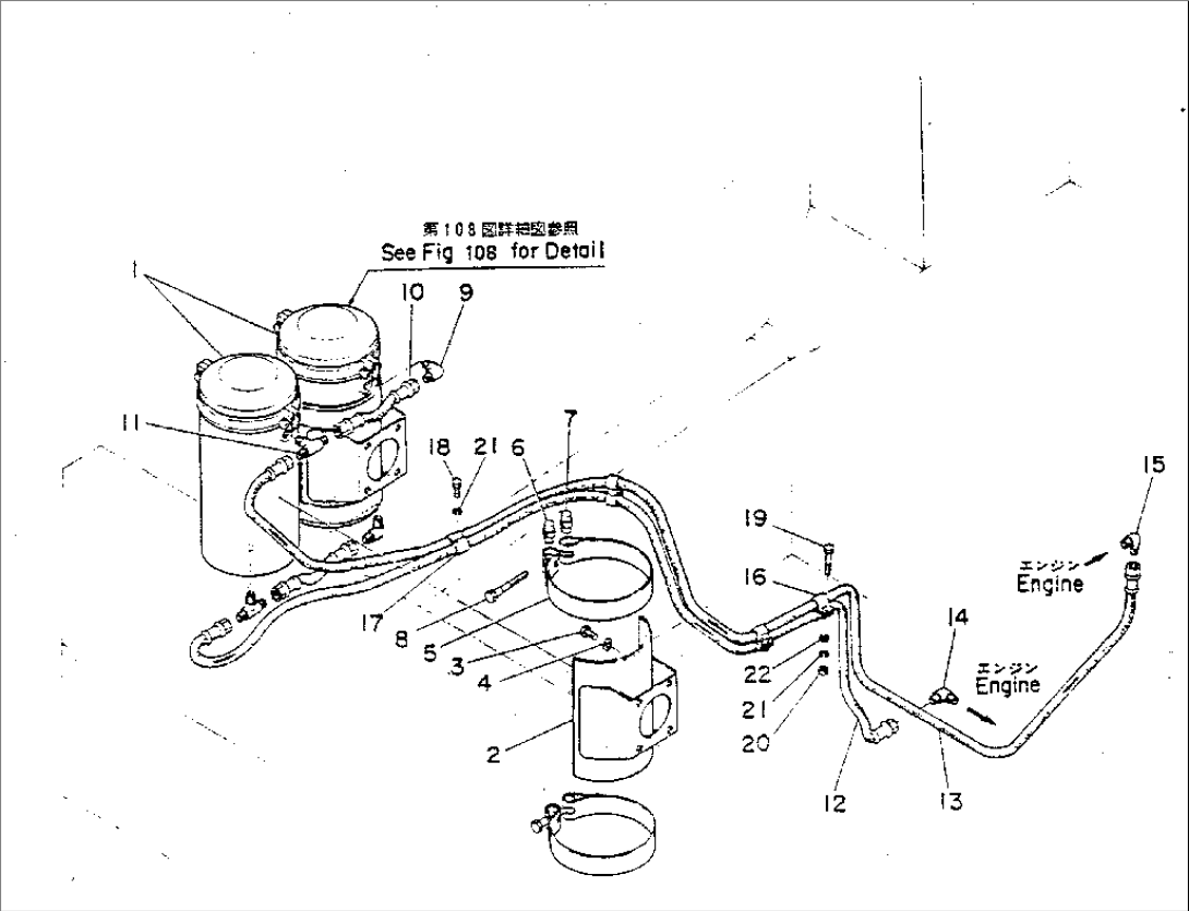 BYPASS FILTER MOUNT AND PIPING(#1002-1054)