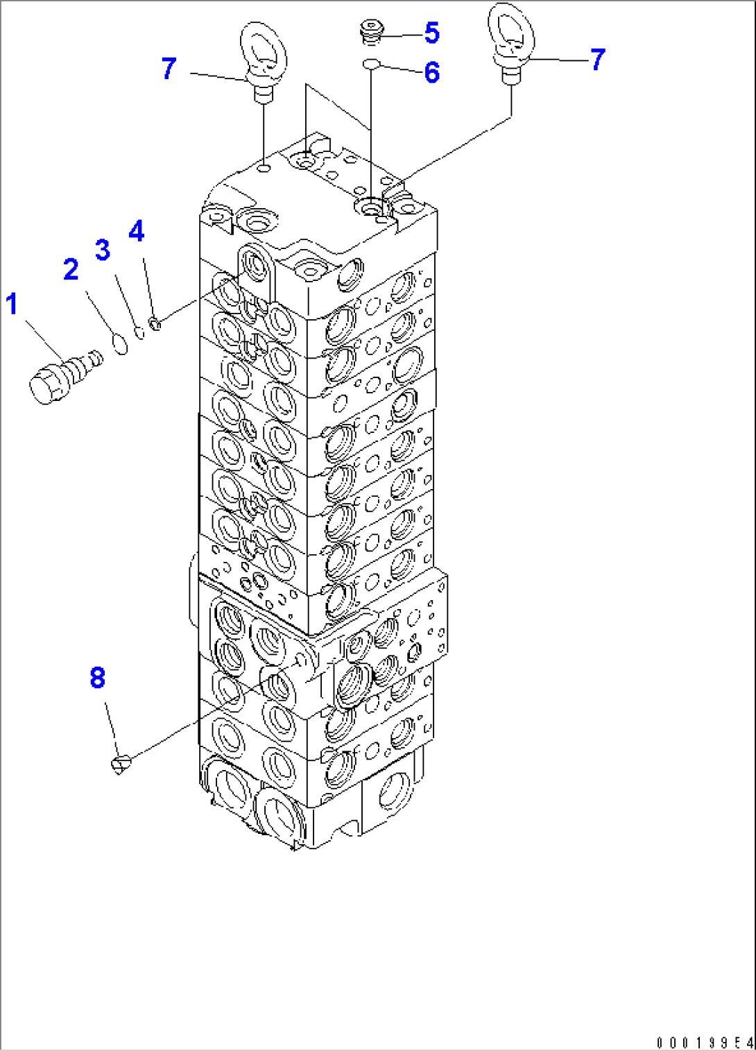 MAIN VALVE (10-VALVE) (FOR POWER ANLGLE BLADE) (19/24)