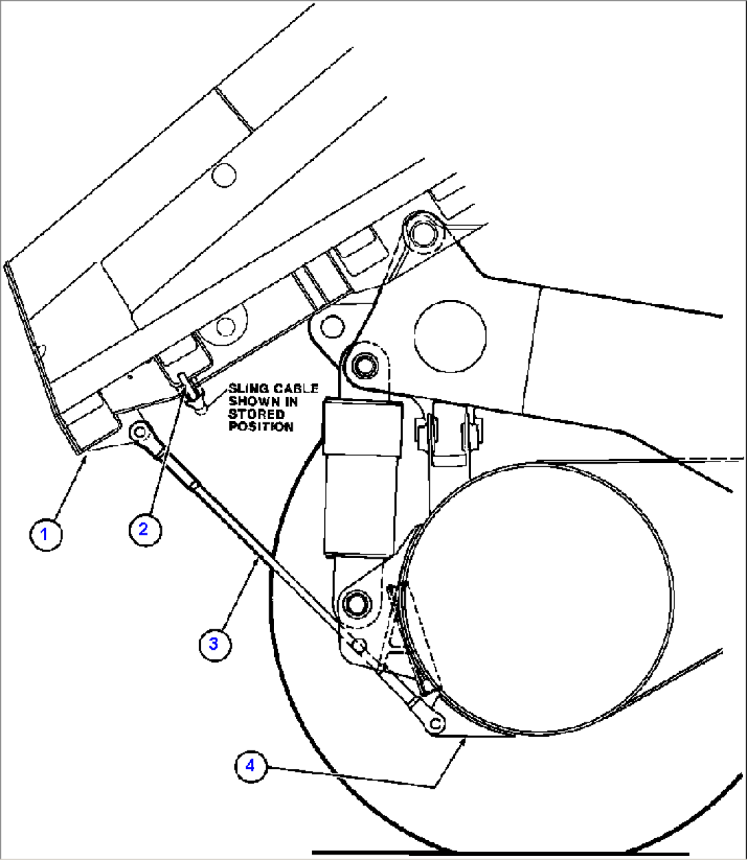 BODY CABLE SLING INSTALLATION