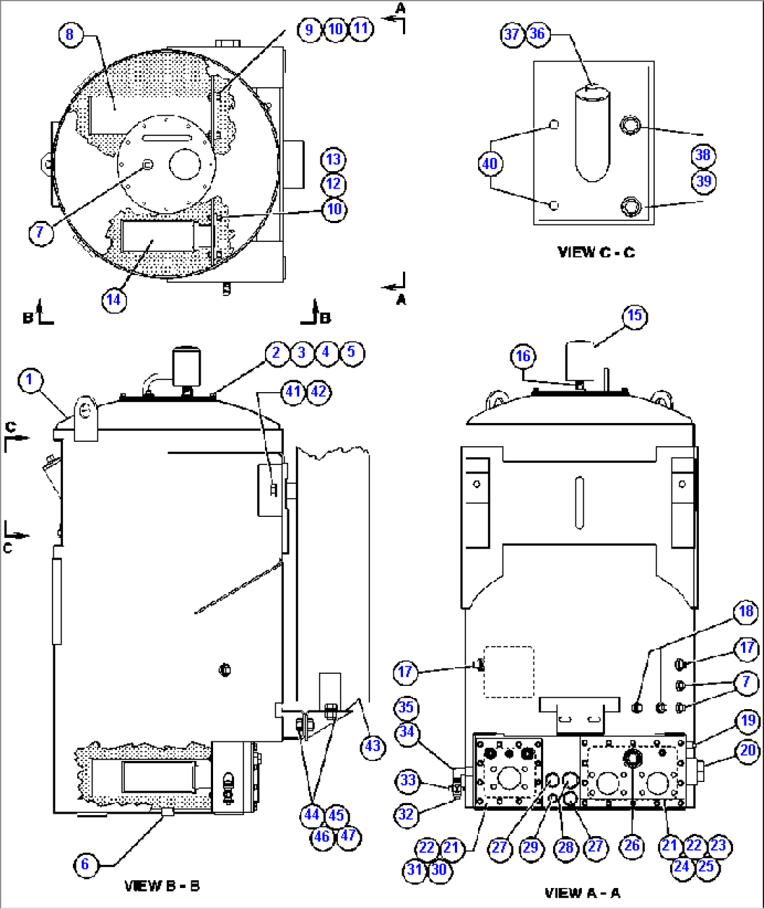 HYDRAULIC TANK ASSEMBLY INSTALLATION