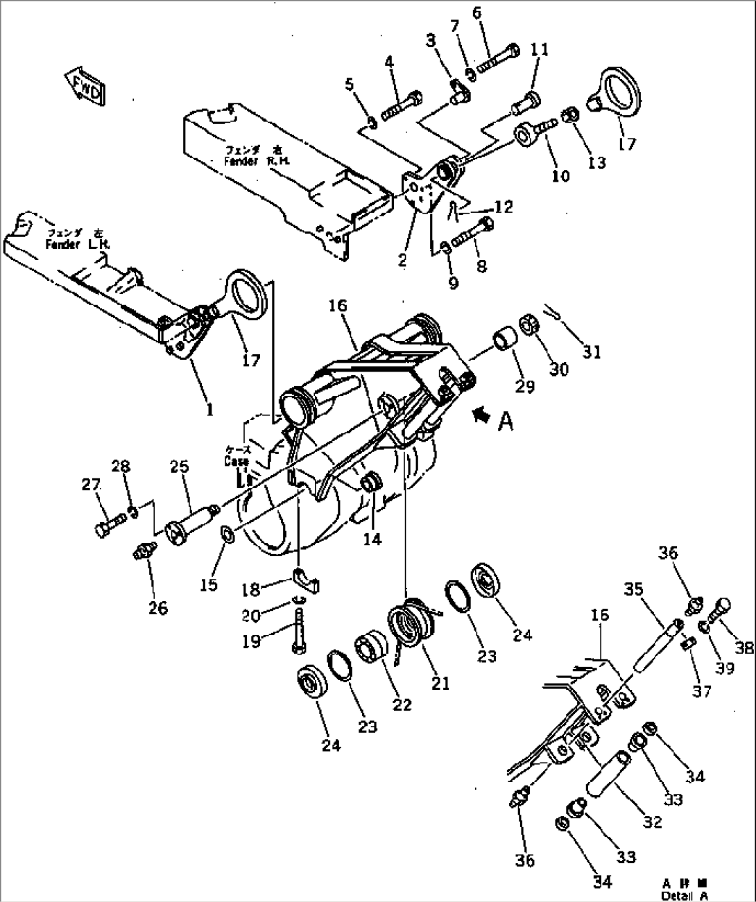 LOGGING ARM (FOR TOWING WINCH)