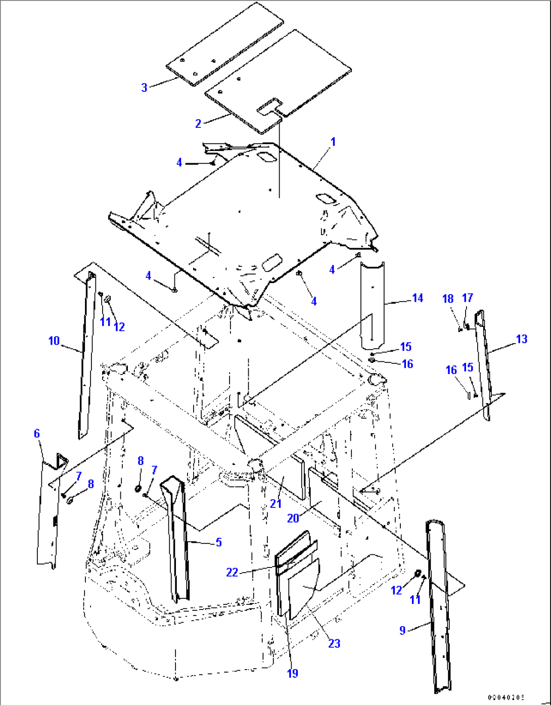 ROPS Cab, Wiper (#90216-91201)