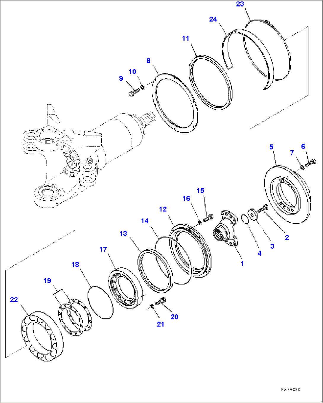 Hitch Frame, Frame (#7079-)