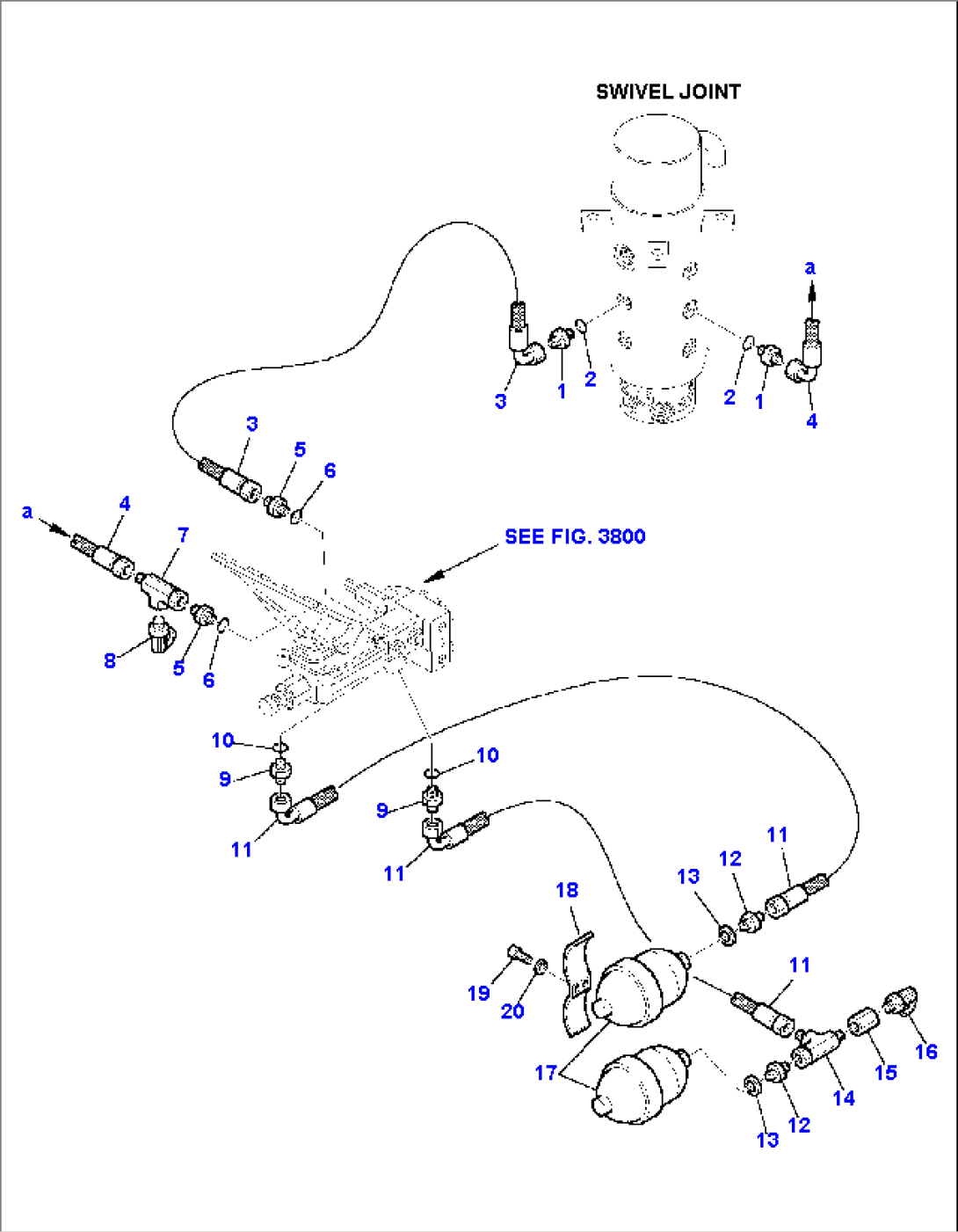 HYDRAULIC PIPING (BRAKE LINE) (2/3)