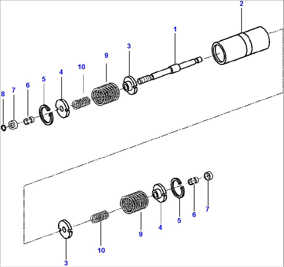 AWD PUMP - STROKING PISTON ASSEMBLY