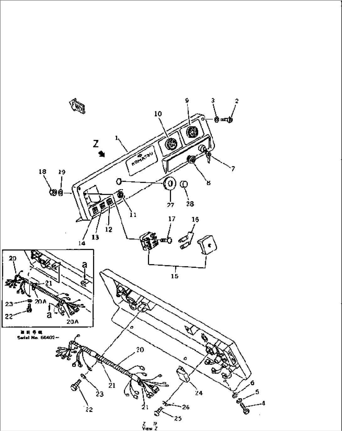 INSTRUMENT PANEL (FOR PEDAL STEERING)