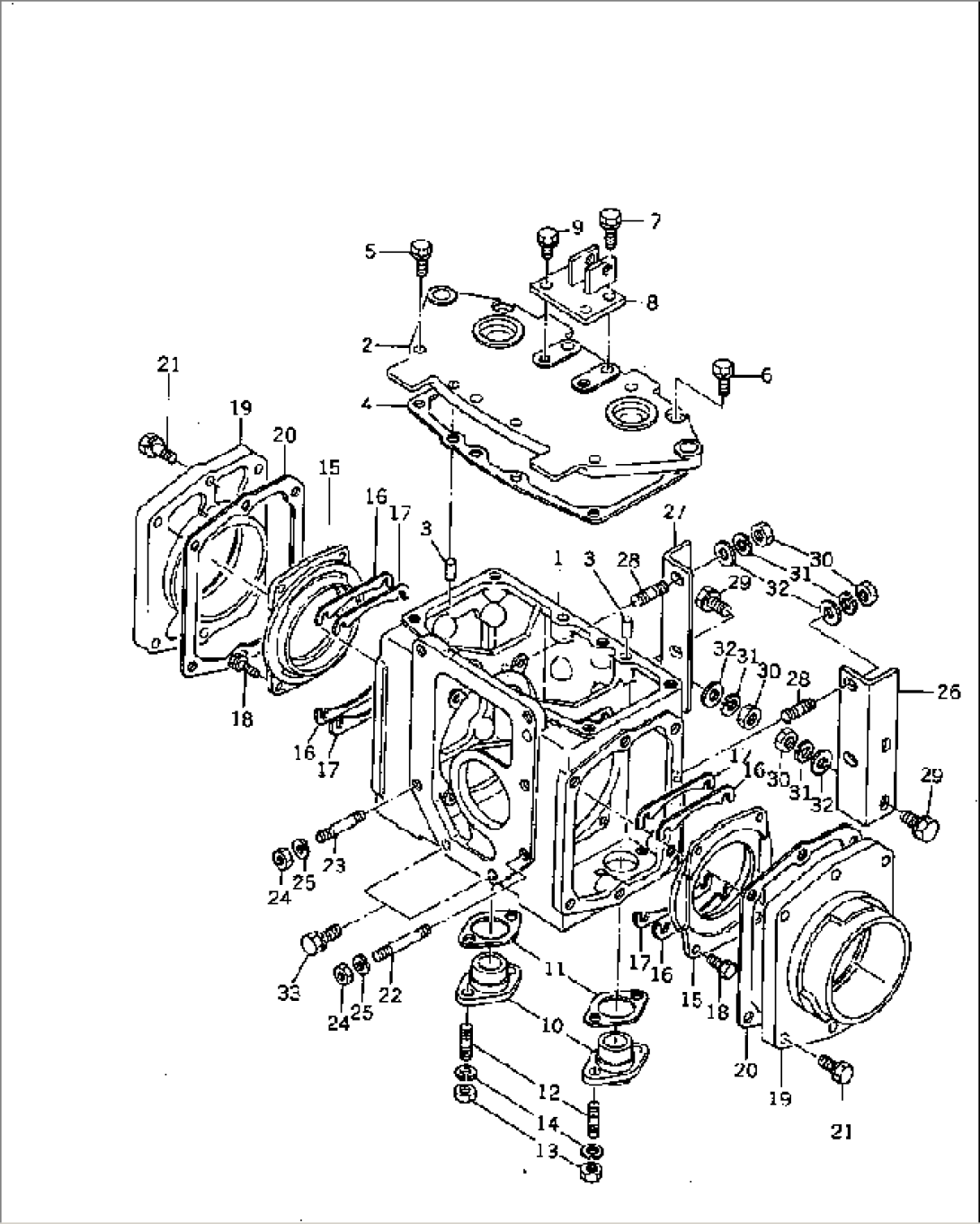 STEERING CLUTCH (CASE) (1/2)