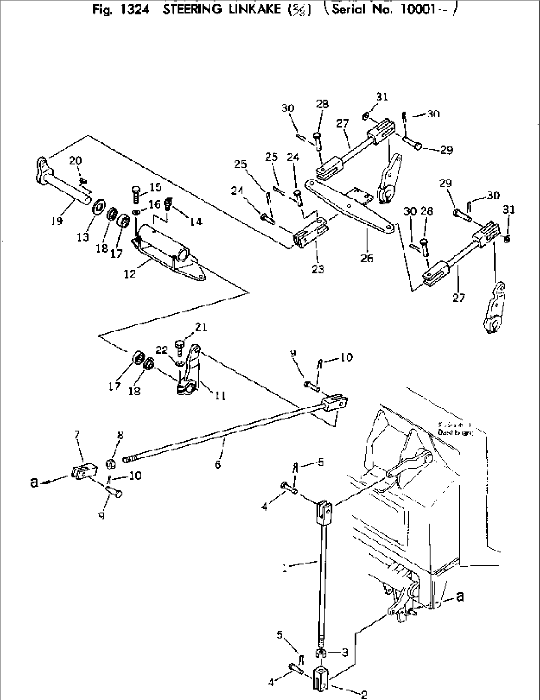 STEERING LINKAGE (2/3)(#10001-)