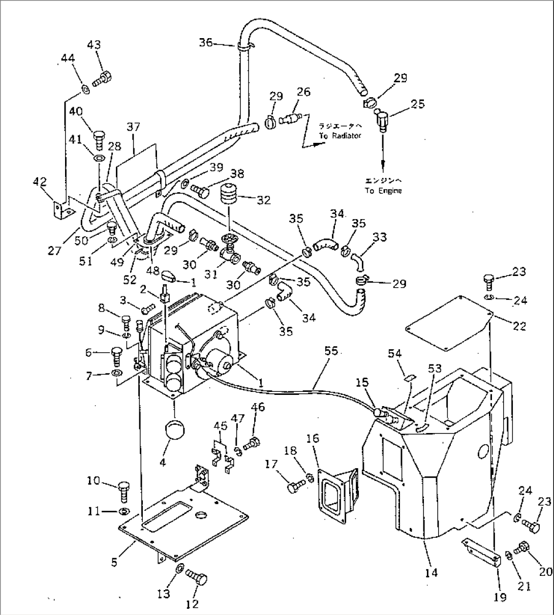 CAR HEATER AND DEFROSTER (1/3)(#20001-)